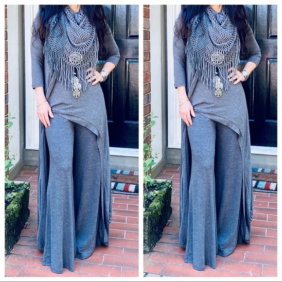 ✨LAST✨Best high low Charcoal grey tunic dress - Picture 10 of 11